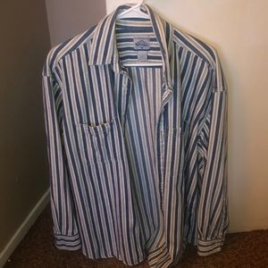 Blue and White striped jacket